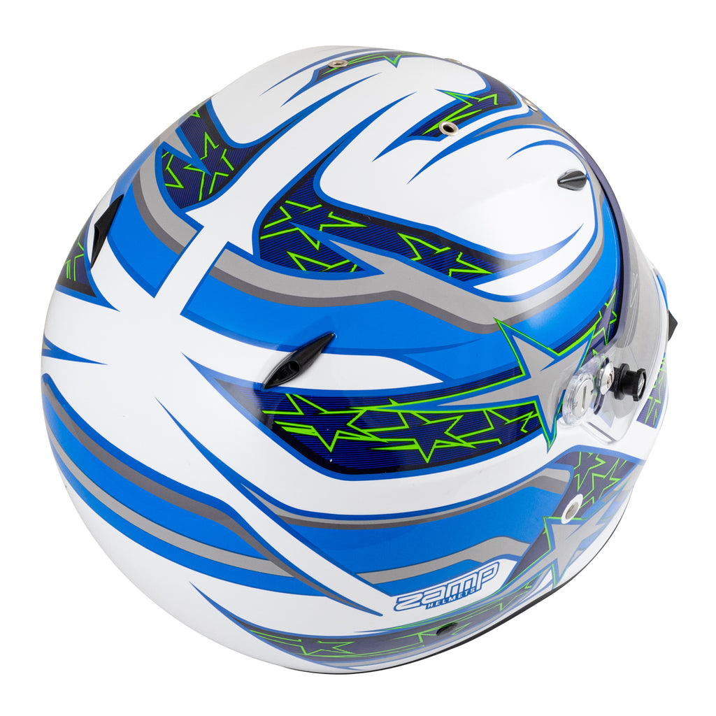 Zamp Graphic Helmet ZR-72 SA2020/FIA8859-2015 Z-24 Anti-Fog Clear Shield