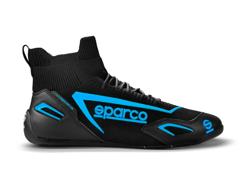 Sparco Shoe Hyperdrive 44 Black/Blu - 00129344NRAZ