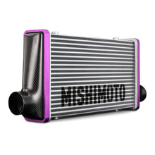 Load image into Gallery viewer, Mishimoto Universal Carbon Fiber Intercooler - Matte Tanks - 600mm Silver Core - S-Flow - R V-Band