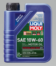 Load image into Gallery viewer, LIQUI MOLY 1L Synthoil Race Tech GT1 Motor Oil 10W60