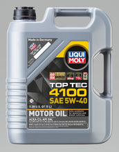 Load image into Gallery viewer, LIQUI MOLY 5L Top Tec 4100 Motor Oil 5W40