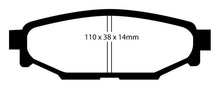 Load image into Gallery viewer, EBC 08-10 Subaru Impreza 2.5 Bluestuff Rear Brake Pads