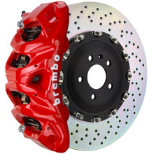 Load image into Gallery viewer, Brembo 13-18 S6/13-18 S7/14-18 RS7 Front GT BBK 8 Piston Cast 412x38 2pc Rotor Drilled-Red