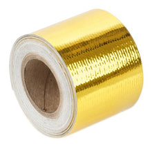 Load image into Gallery viewer, Torque Solution Gold Reflective Heat Tape 2in x 15ft