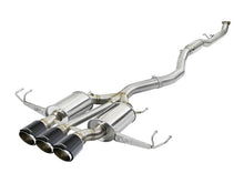 Load image into Gallery viewer, aFe Takeda 3in 304 SS Cat-Back Exhaust w/ Carbon Fiber Tips 17-18 Honda Civic Type R L4 2.0L (t)