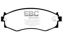Load image into Gallery viewer, EBC 91-97 Infiniti G20 2.0 Greenstuff Front Brake Pads
