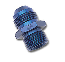Load image into Gallery viewer, Russell Performance -6 AN Flare to 12mm x 1.5 Metric Thread Adapter (Blue)