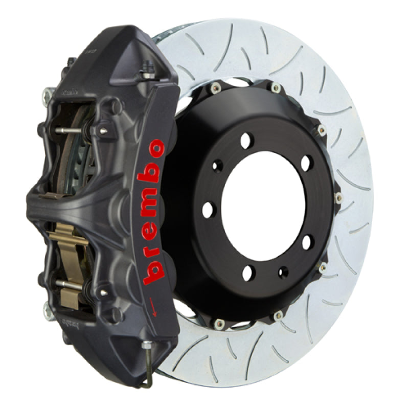 Brembo 05-08 997.1 C2 (Excl PCCB) Fr GTS BBK 6Pis Cast 380x32 2pc Rotor Slotted Type3-Black HA