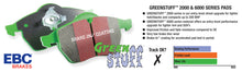 Load image into Gallery viewer, EBC 03-04 Mazda Protege 2.0 Turbo (Mazdaspeed) Greenstuff Rear Brake Pads