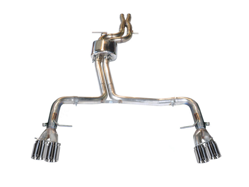 AWE Tuning Audi B8.5 S5 3.0T Track Edition Exhaust - Chrome Silver Tips (90mm)