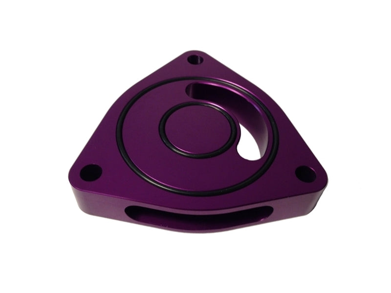 Torque Solution Blow Off BOV Sound Plate (Purple): Kia Optima 2.0T