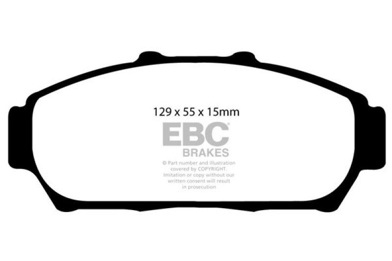 EBC 94-01 Acura Integra 1.8 Redstuff Front Brake Pads