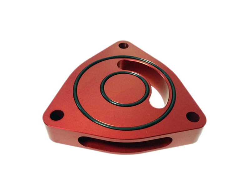 Torque Solution Blow Off BOV Sound Plate (Red): Hyundai Genesis Coupe 2.0T ALL