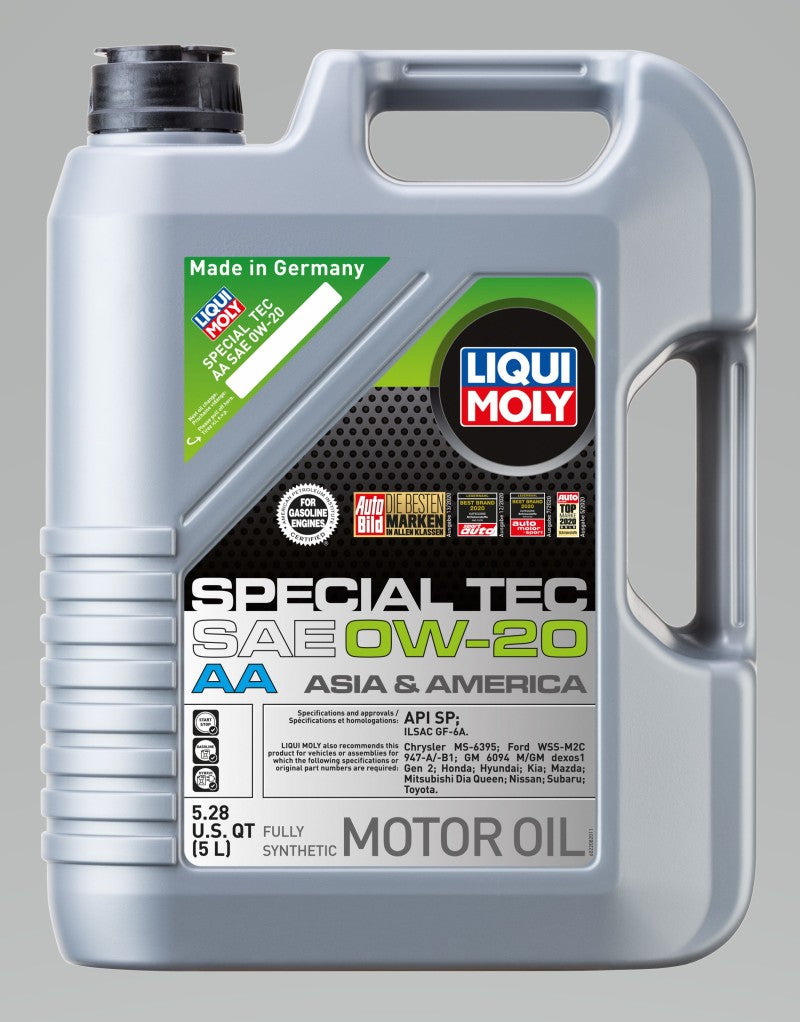 LIQUI MOLY 5L Special Tec AA Motor Oil 0W20